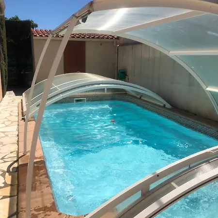 Zen, Piscine, Jardin Balinais, 6 Personnes Villa Colombiers (Herault)