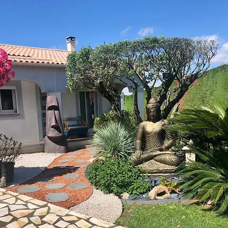 Villa Zen, Piscine, Jardin Balinais, 6 Personnes Colombiers (Herault)